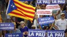 Barcelona: Polémica por consignas independentistas durante marcha contra el terrorismo