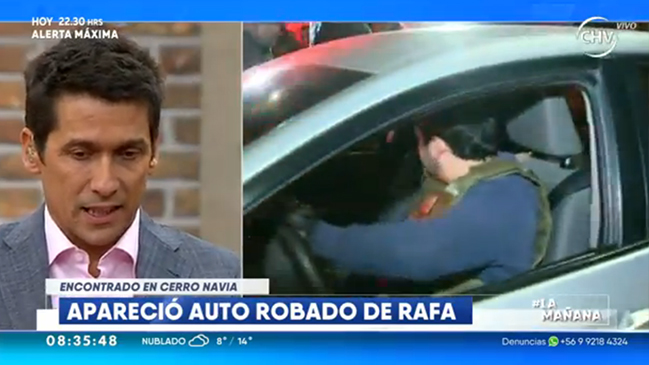 Rafael Araneda tras recuperación de su vehículo: Ojalá que el auto hable