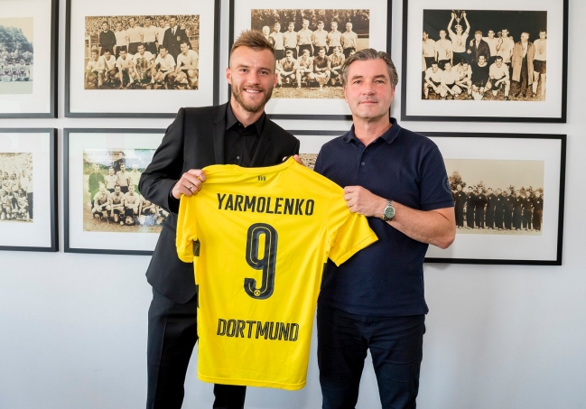 Borussia Dortmund oficializó el fichaje de Andrey Yarmolenko
