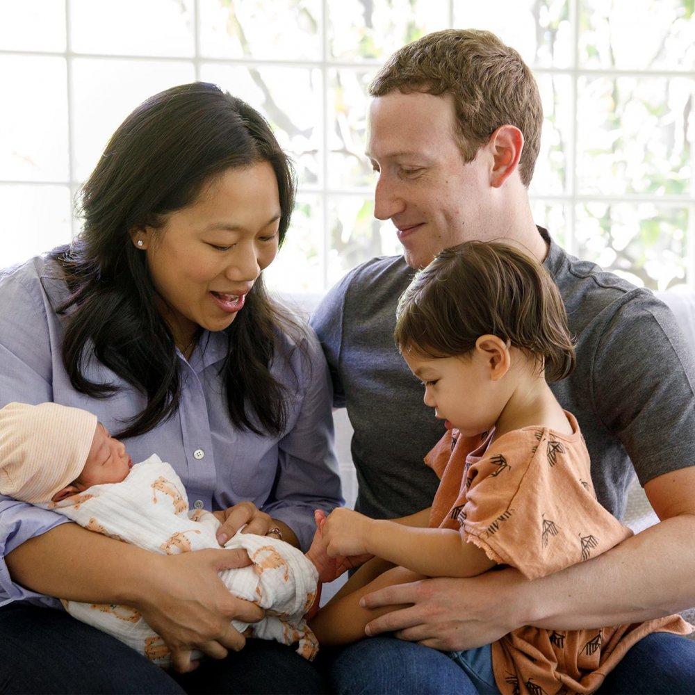 Mark Zuckerberg presentó a su nueva hija y le dedicó emotiva carta
