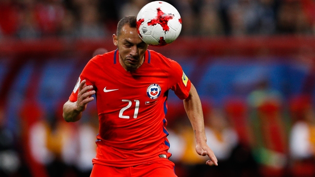Marcelo Díaz llegó a Chile para sumarse a la selección
