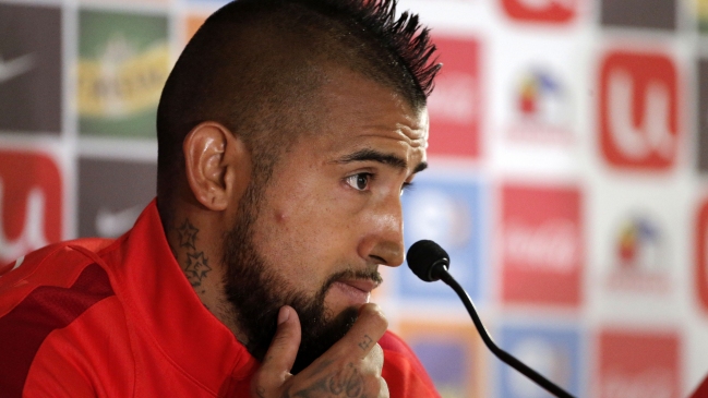 Arturo Vidal sostiene su versión: Cumplí con las reglas, como profesional que soy