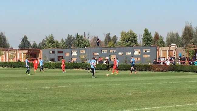 La sub 20 de Chile derrotó a Uruguay en duelo amistoso