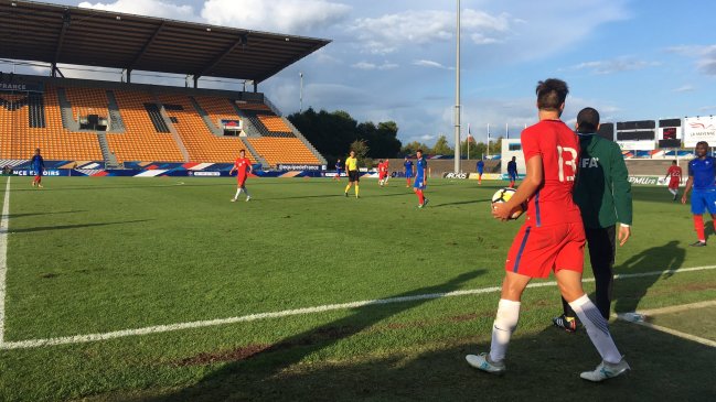 Chile enfrenta a Francia en un duelo de selecciones sub 21