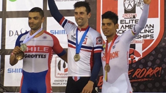 Antonio Cabrera ganó medalla de plata para Chile en el Panamericano de ciclismo pista