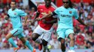 Manchester United igualó con FC Barcelona en partido de leyendas