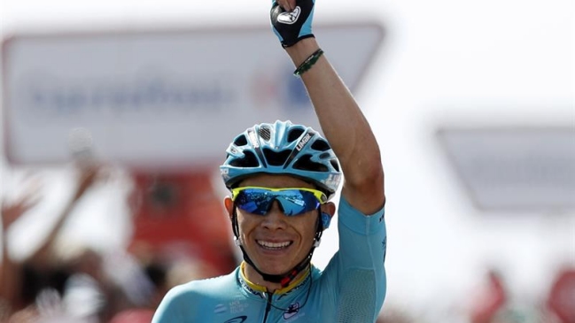 Colombiano Miguel Angel López se impuso en la 15a etapa de la Vuelta a España
