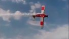 Captan momento del accidente de una avioneta en pleno espectáculo aéreo en Rusia