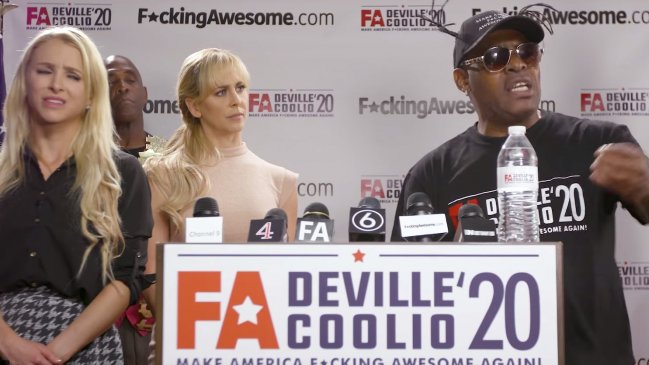 Coolio, ex estrella de la WWE y actriz porno lanzaron precampaña presidencial de EE.UU.