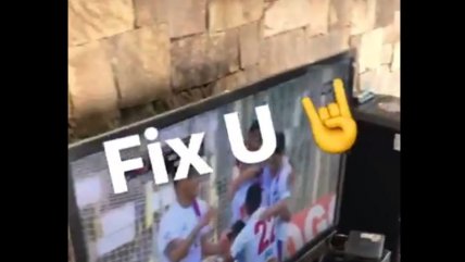 Mauricio Pinilla se burló sutilmente de la eliminación de Colo Colo