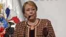 Encuesta Adimark: Aprobación a Bachelet alcanza su mayor nivel en 30 meses