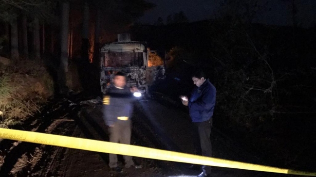 Fiscalía investigará bajo Ley Antiterrorista ataque incendiario en La Araucanía