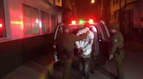 Carabineros detuvo a tres hombres por venta de drogas en Estación Central