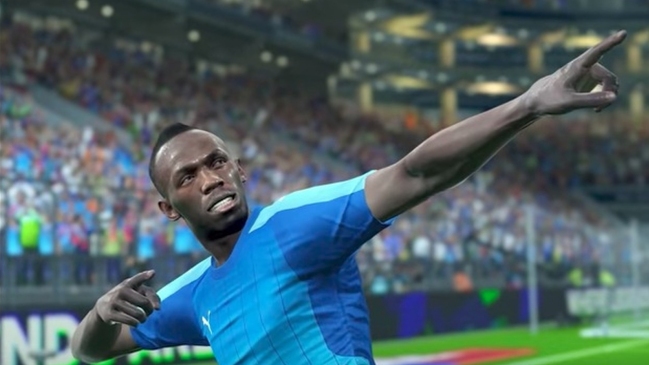 Las sorprendentes estadísticas de Usain Bolt en Pro Evolution Soccer 2018