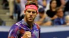 Juan Martín del Potro dejó en el camino a Roger Federer y alcanzó las semifinales del US Open