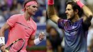 Rafael Nadal y Juan Martín Del Potro chocan en la \