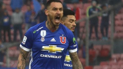 Mauricio Pinilla ilusionó a Universidad de Chile con un gol a O'Higgins en el tramo final