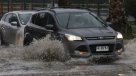 Las lluvias nuevamente se dejaron sentir en Santiago