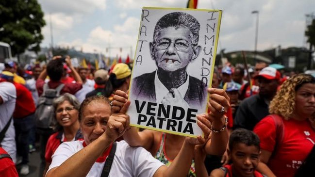 Chavismo realizó marcha 