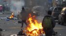 Incidentes empañaron marcha en conmemoración del 11 de septiembre en Concepción