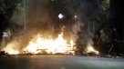 Desconocidos levantan barricadas en Peñalolén durante conmemoración del 11 de septiembre