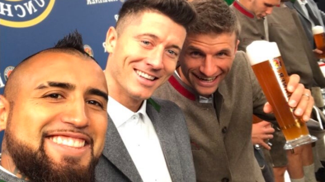 Arturo Vidal le deseó un feliz cumpleaños 