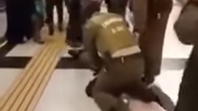 Carabineros explicó incidente con estudiantes en estación del Metro