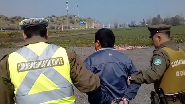 Cinco detenidos tras robo de camión en Lampa