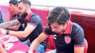 Matías Fernández y Luis Felipe Gallegos firmaron autógrafos a hinchas de Necaxa