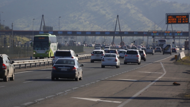 MOP: Peaje Angostura registró récord de tránsito de vehículos por hora