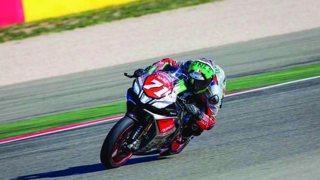 Maxi Scheib clasificó con el quinto mejor tiempo en la séptima entrega del Superstock 1000