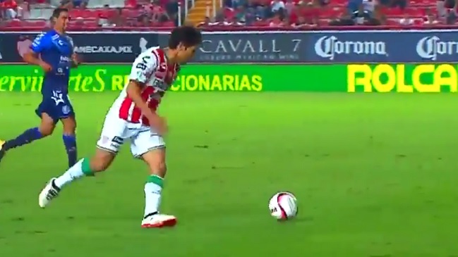 Matías Fernández debutó en la liga mexicana en el empate de Necaxa y Puebla