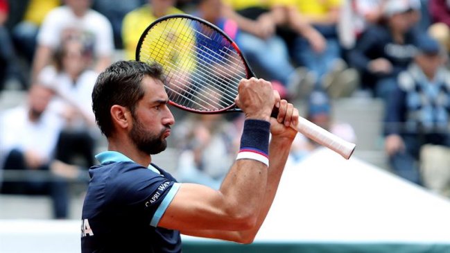 Cilic derrotó a Giraldo y Croacia clasificó al Grupo Mundial de Copa Davis