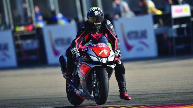 Maxi Scheib consiguió su tercer podio de la temporada en la séptima etapa del Superstock 1000