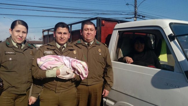 Carabineros asistieron un parto de emergencia frente a cuartel de Rahue Alto