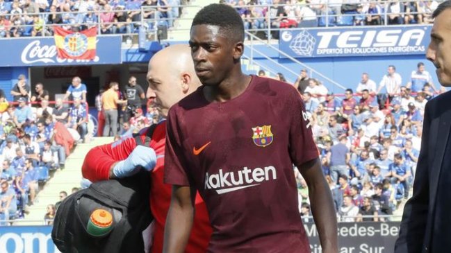Entrenador de FC Barcelona: Dembélé se lesionó porque hizo un gesto muy agresivo