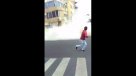 El momento en que colapsó un edificio por el terremoto en México