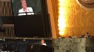 Bachelet remarcó el crecimiento sustentable y la cooperación en último discurso en la ONU