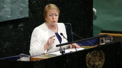   Michelle Bachelet pronunció su último discurso como Presidenta ante la Asamblea General de la ONU 
