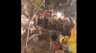 Mexicanos cantaron su himno nacional tras intensas horas de rescate