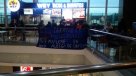 Mujeres se encadenaron en mall penquista en apoyo a comuneros en huelga de hambre