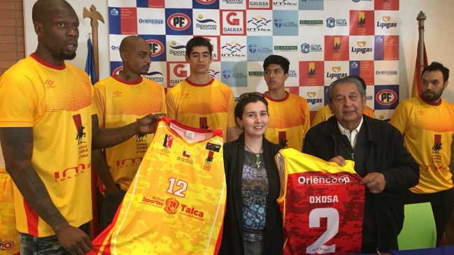 Español de Talca presentó el plantel para defender el título de la LNB