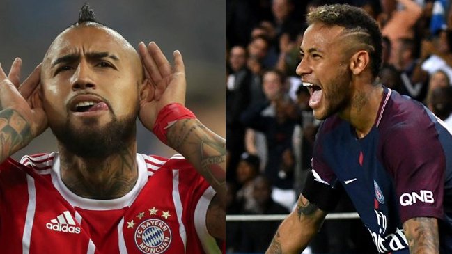 Bayern Munich de Arturo Vidal visita a Paris Saint-Germain de Neymar por Champions League