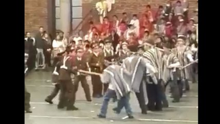 Polémica por representación mapuche policial en colegio San Ignacio