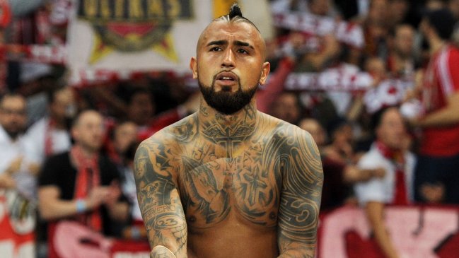 La poco afortunada jornada que vivió Arturo Vidal ante Paris-Saint Germain por Champions