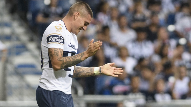 Nicolás Castillo volvió a los trabajos físicos con Pumas