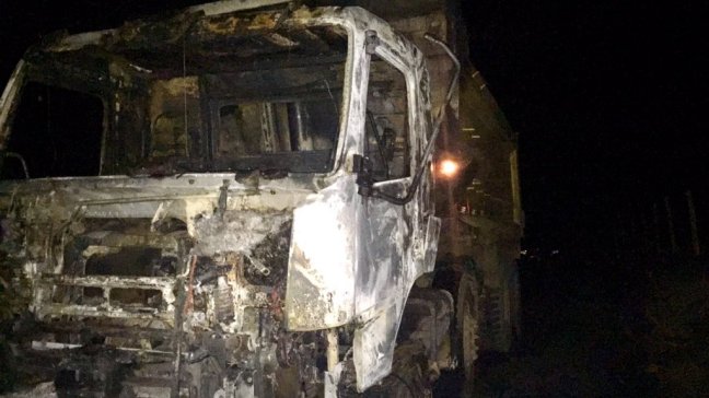 Nuevo atentado incendiario en La Araucanía: Siete máquinas destruidas