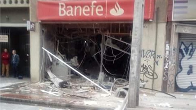 Amago de incendio tras robo frustrado de cajero en San Bernardo