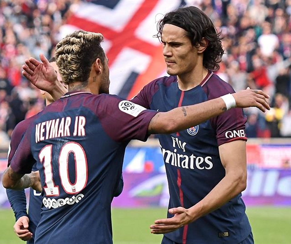 PSG metió miedo ante Girondins en la reconciliación de Neymar y Cavani