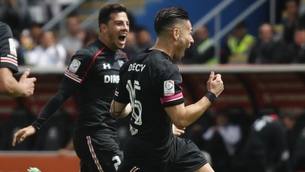 Oscar Opazo marcó un polémico golazo para Colo Colo ante la UC en San Carlos